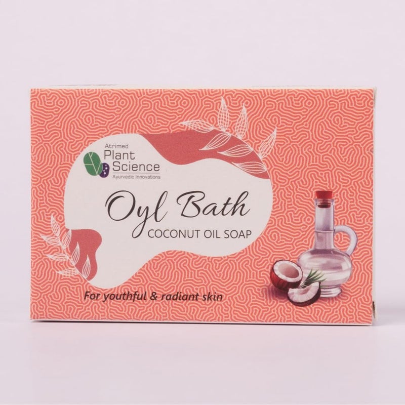 Atrimed Plant Science Oyl Bath Coconut Oil Soap | For Youthful and Radiant Skin 75g - Image 1