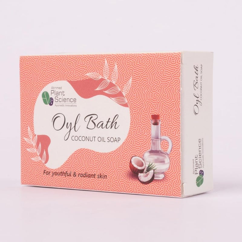 Atrimed Plant Science Oyl Bath Coconut Oil Soap | For Youthful and Radiant Skin 75g - Image 3