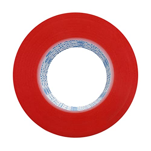 VCR RED Strong Acrylic Transparent Adhesive - Double Sided Heat Resistant - (Polyester Tape) - 45 Meters in Length - 72mm Width - 5 Roll Per Pack - Image 4