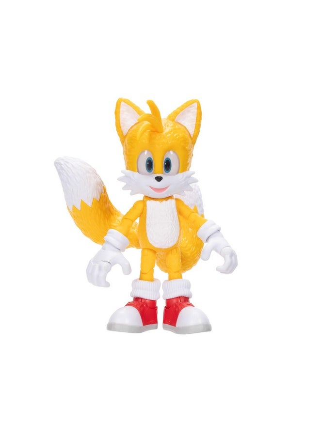 Sonic The Hedgehog Sonic 3 Movie Action Figures 5-Inch Tails Collector Toy Figure, Highly Articulated For Boys Girls - Officially Licensed 3 Movie Product  - Image 1