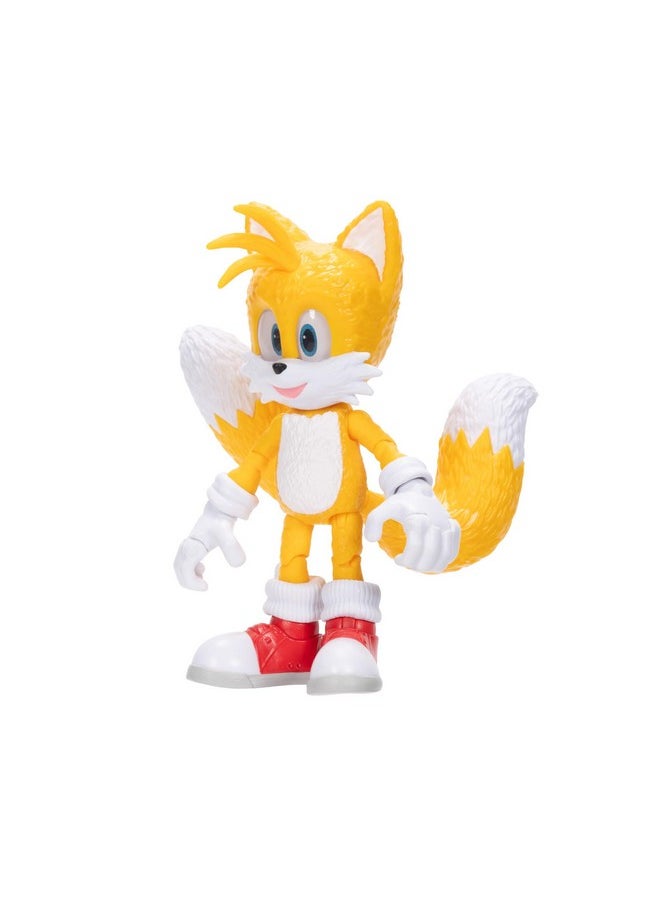 Sonic The Hedgehog Sonic 3 Movie Action Figures 5-Inch Tails Collector Toy Figure, Highly Articulated For Boys Girls - Officially Licensed 3 Movie Product  - Image 2