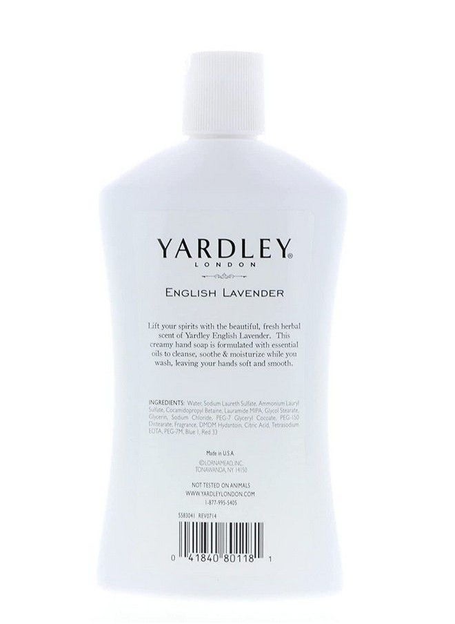 Yardley London Luxurious Hand Soap Refill Flowering English Lavender 16 Oz (Pack Of 3)  - Image 3