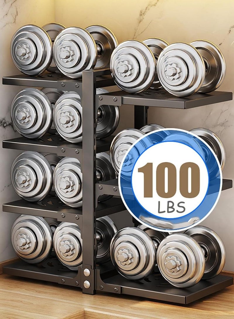 TYCOM Pots and Pans Organizer for Cabinet,Kitchen Organizer and Storage Rack,Space Saving Stand with Adjustable Dividers,7 Layer Double Sided With Panel Black. - Image 3