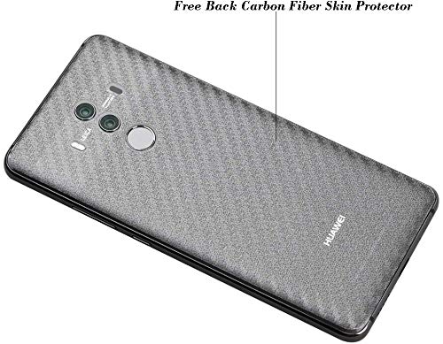 Ibywind Screen Protector For Huawei Mate10 Pro,with 2Pcs Tempered Glass,1Pc Backing Carbon Fiber Film [Fingerprint Reader,Easy to install] - Image 5
