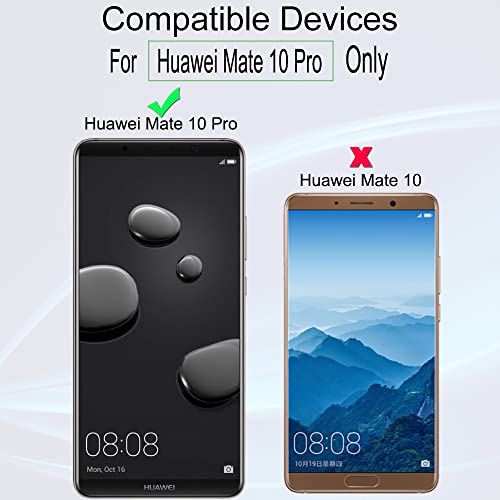 Ibywind Screen Protector For Huawei Mate10 Pro,with 2Pcs Tempered Glass,1Pc Backing Carbon Fiber Film [Fingerprint Reader,Easy to install] - Image 2