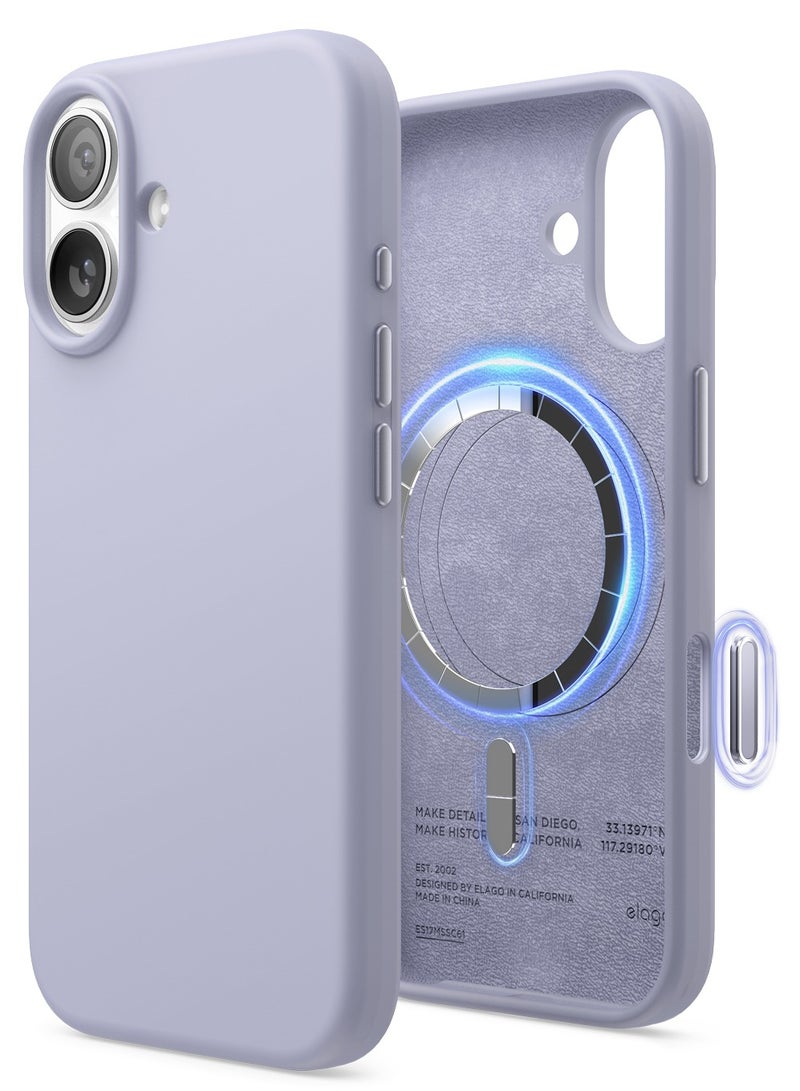 Elago Magnetic Liquid Silicone for iPhone 17 case cover [Camera Control Button Cover] compatible with MagSafe Shockproof - Purple - Image 1
