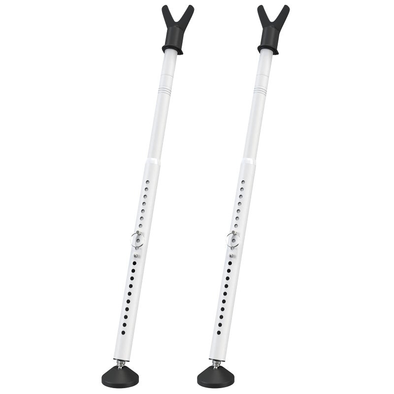 DEROFIT Sliding Door Security Bar - 19 to 52 Inch Door/Window Security Bar, 2Pack - Adjustable Heavy Duty Door Security Bar Door Stopper from Inside for Sliding Patio Door, Window, Apartment, Home Security - Image 1