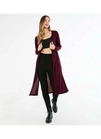 اسكبوتيك Women's Stripe Detail Long Cardigan