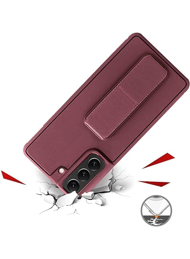 S-TOP Magnetic Protection Case Cover Compatible With Samsung Galaxy S21 Fe 5G Dark Brown - Image 2