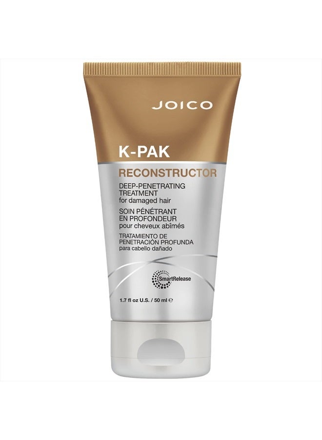 JOICO علاج K-PAK لإعادة البناء العميق | للشعر التالف | إصلاح وتقوية الخصل | إعادة بناء وتقوية الشعر التالف | تحسين المرونة | مع الكيراتين والأرجينين | 1.7 أونصة سائلة - Image 1