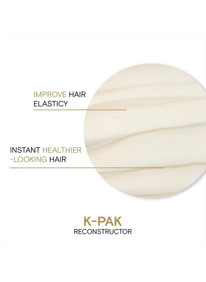 JOICO علاج K-PAK لإعادة البناء العميق | للشعر التالف | إصلاح وتقوية الخصل | إعادة بناء وتقوية الشعر التالف | تحسين المرونة | مع الكيراتين والأرجينين | 1.7 أونصة سائلة - Image 3