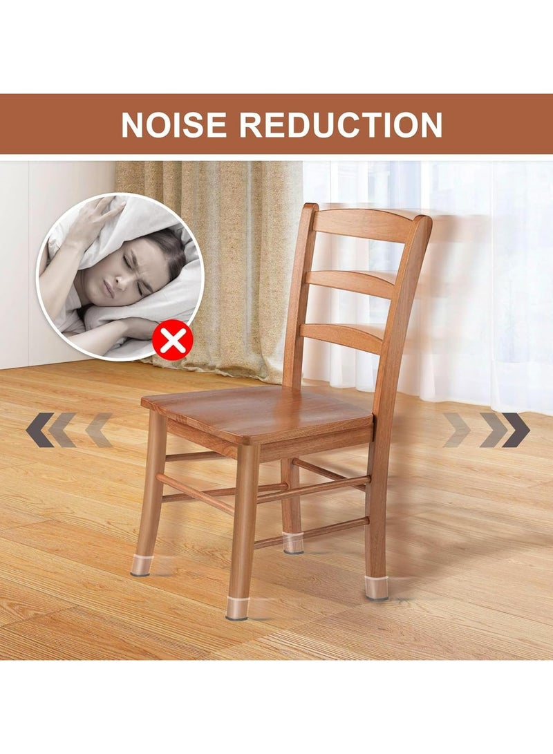 يلا بيك 12  قطعة من واقيات ارجل الاثاث وسادات سيليكون شفافة غير قابلة للانزلاق، قابلة لاعادة الاستخدام، للكراسي وارجل الكراسي والارضيات الصلبة - Image 5