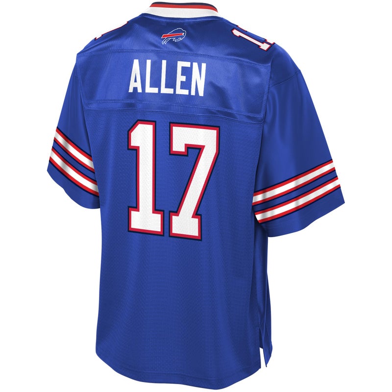 NFL PRO LINE Men's Josh Allen Royal Buffalo Bills Team Player Jersey - Image 3