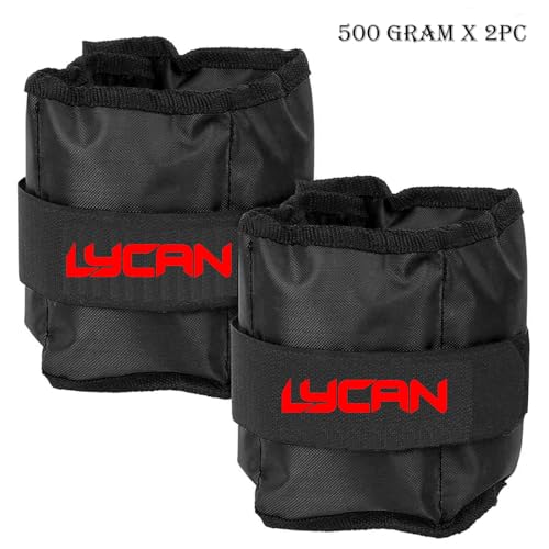 Lycan Professional Wrist/Ankle Weight Pair 500 gram x 2 pc | Resistance Exercise | Wrist Ankle | Fitness Band | Unisex Workout Equipment - Image 2