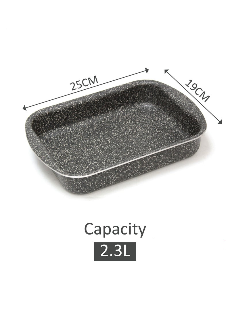 Hascevher Granite Rectangular Tray  Premium Quality Non-Stick Roasting Tray Made in Turkey  - Image 2