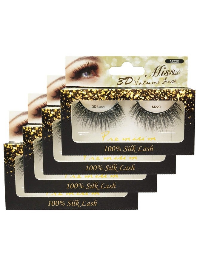 Miss Lashes "4 Pairs" Miss Lash 100% Handmade Tapered 3D Volume Lash M222 - Image 2