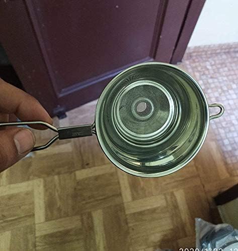 Cheet enterprise Bottle Strainer Stainless Steel Cocktail Sieve Food Sifters Liquid Strainer Cup Strainer for Drinks Tea Coffee Juice - Image 4