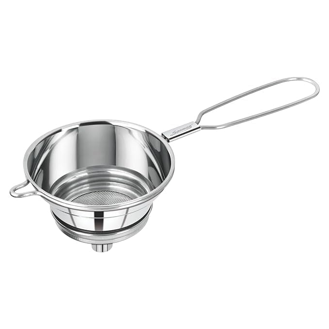 Cheet enterprise Bottle Strainer Stainless Steel Cocktail Sieve Food Sifters Liquid Strainer Cup Strainer for Drinks Tea Coffee Juice - Image 1