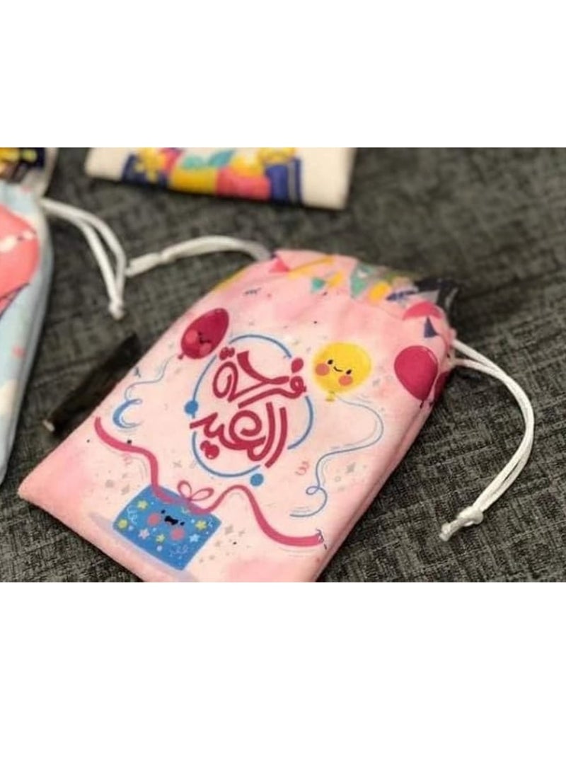 Eidiya bag made of satin, different shapes and designs, 2 pieces - Design may vary.  - Image 4