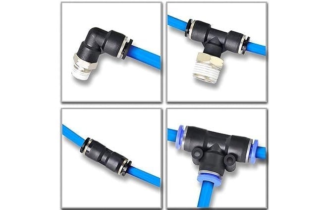 SYLIX 8MM Pneumatic Tubing PU Hose Tube Pipe Polyurethane Tube for Air Compressor Fitting, Fluid Transfer, or Industrial Use (25 METER) - Image 5