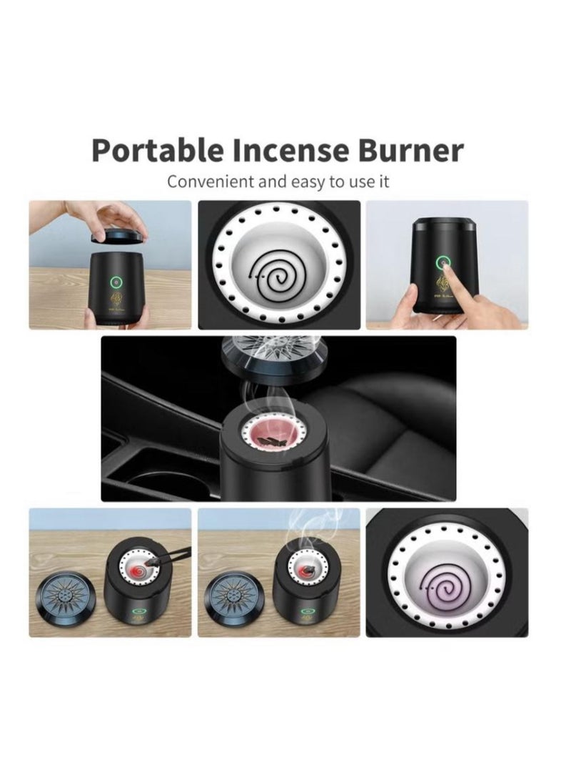 وينماكس مبخرة بخور كهربائية قابلة للشحن عبر USB للمنزل والمكتب والسيارة - Image 3