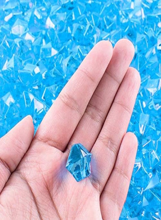 Promote Trader Pack of 250 Gram Acrylic Diamonds Faux Crystals for Home Decor Succulent Plant Stones Decorative Stones for Plant Pot Aquarium Fish Tank Landscaping Vase Fillers Ornaments(Blue) - Image 2