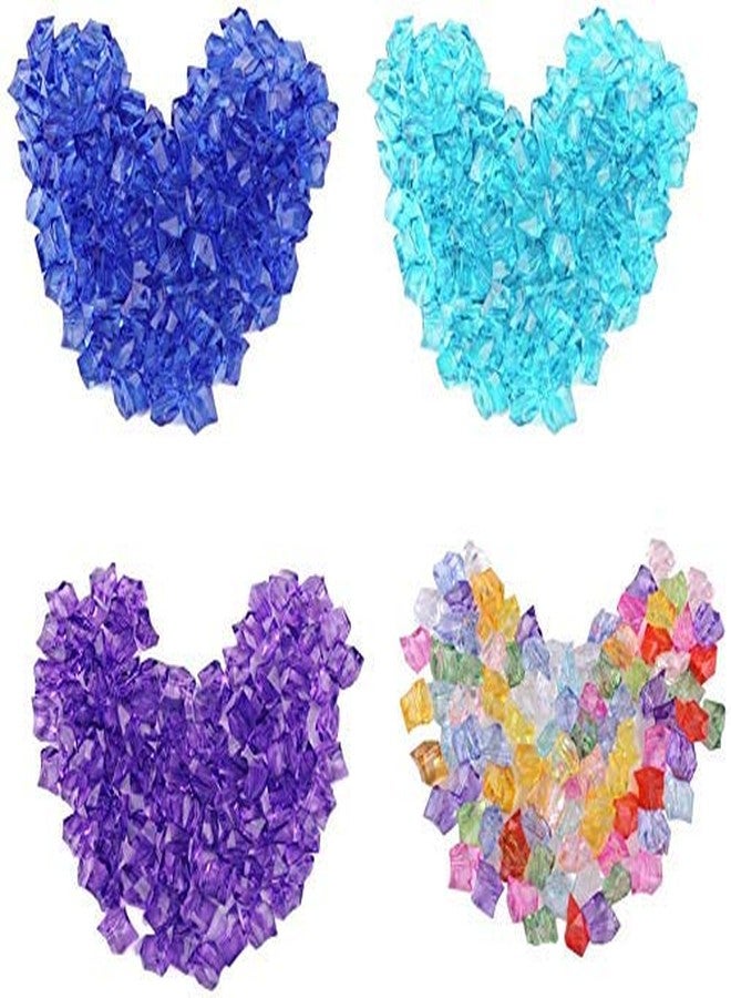 Promote Trader Pack of 250 Gram Acrylic Diamonds Faux Crystals for Home Decor Succulent Plant Stones Decorative Stones for Plant Pot Aquarium Fish Tank Landscaping Vase Fillers Ornaments(Blue) - Image 4