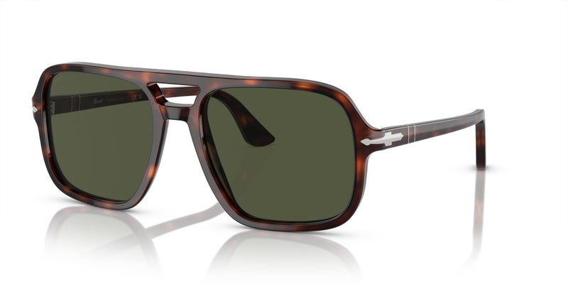Persol PO3328S Sunglasses, Havana/Green, 58 mm - Image 2