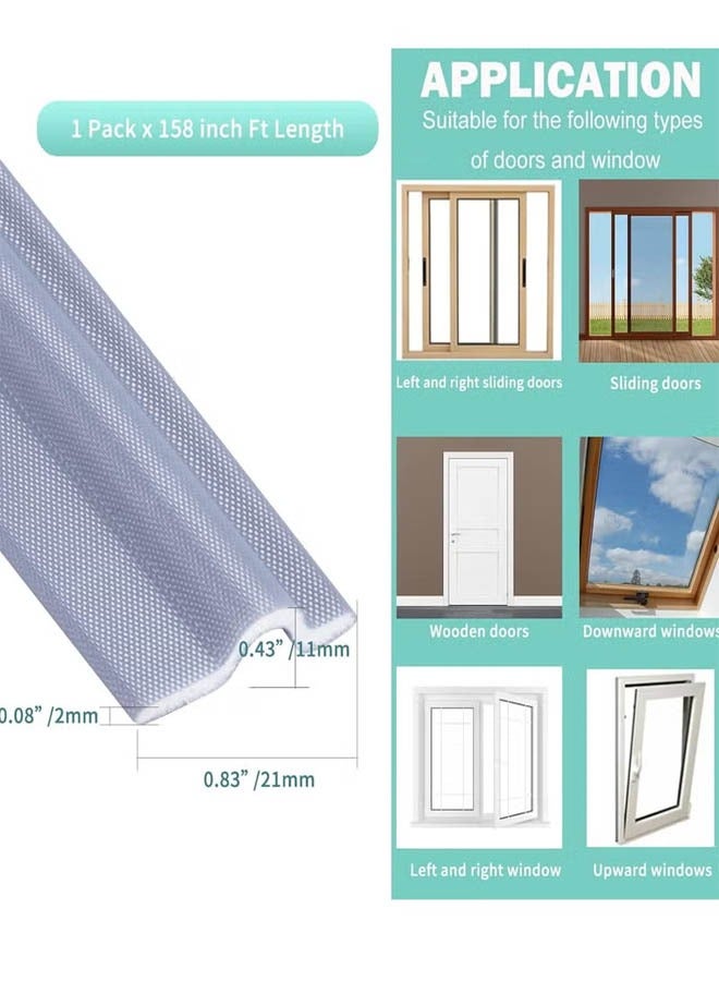 Self-adhesive window seal strips, Soundproof Pest-proof Windproof Dust Proof, SoundProof Winter Insulation, Door Seal Strip, Sliding window weatherproof strips, 2meters - Image 2