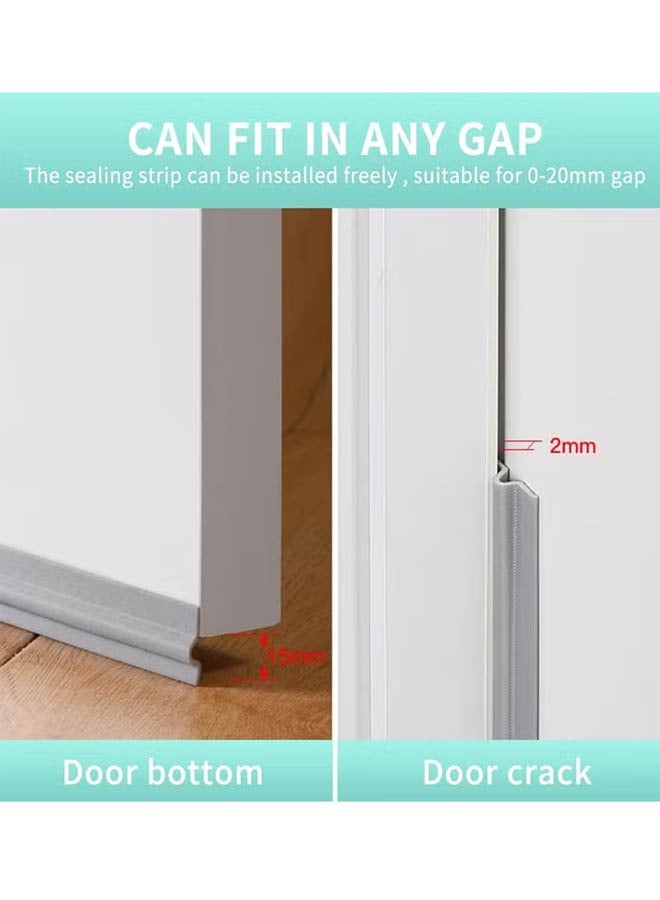 Self-adhesive window seal strips, Soundproof Pest-proof Windproof Dust Proof, SoundProof Winter Insulation, Door Seal Strip, Sliding window weatherproof strips, 2meters - Image 4