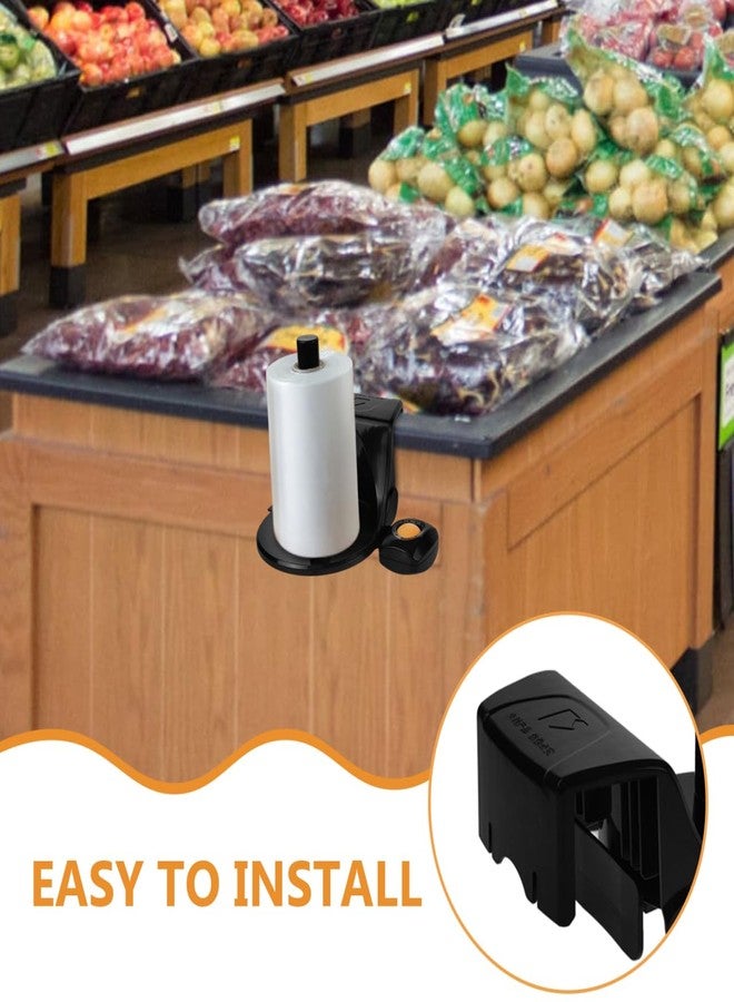 سولوستر موزع أكياس بلاستيكية للخضراوات والفواكه، حامل أكياس تخزين الطعام، رف للمطبخ، المكتب، المحلات التجارية، والسوبر ماركت - Image 3