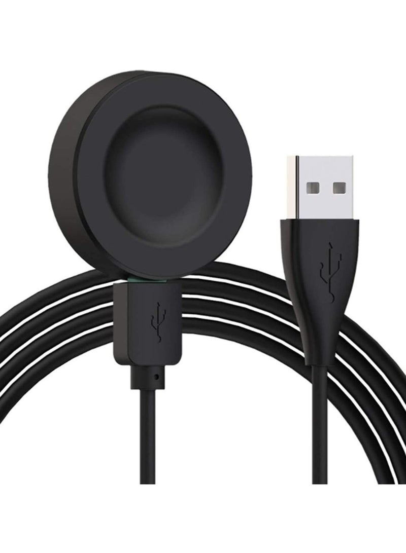 TWEGGON Charger Huawei GT3 Series/ Watch 3 Series/ GT2 Pro/ GT Runner/GT4 Series, Fast Charging Cable Data Cradle Dock Magnetic Wireless Charger Black  - Image 1
