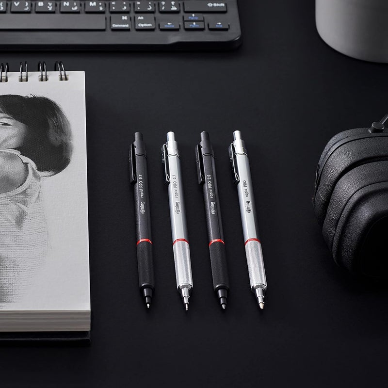 Rotring Rapid Pro Mechanical Pencil | 2.0 mm | Matte Black - Image 5
