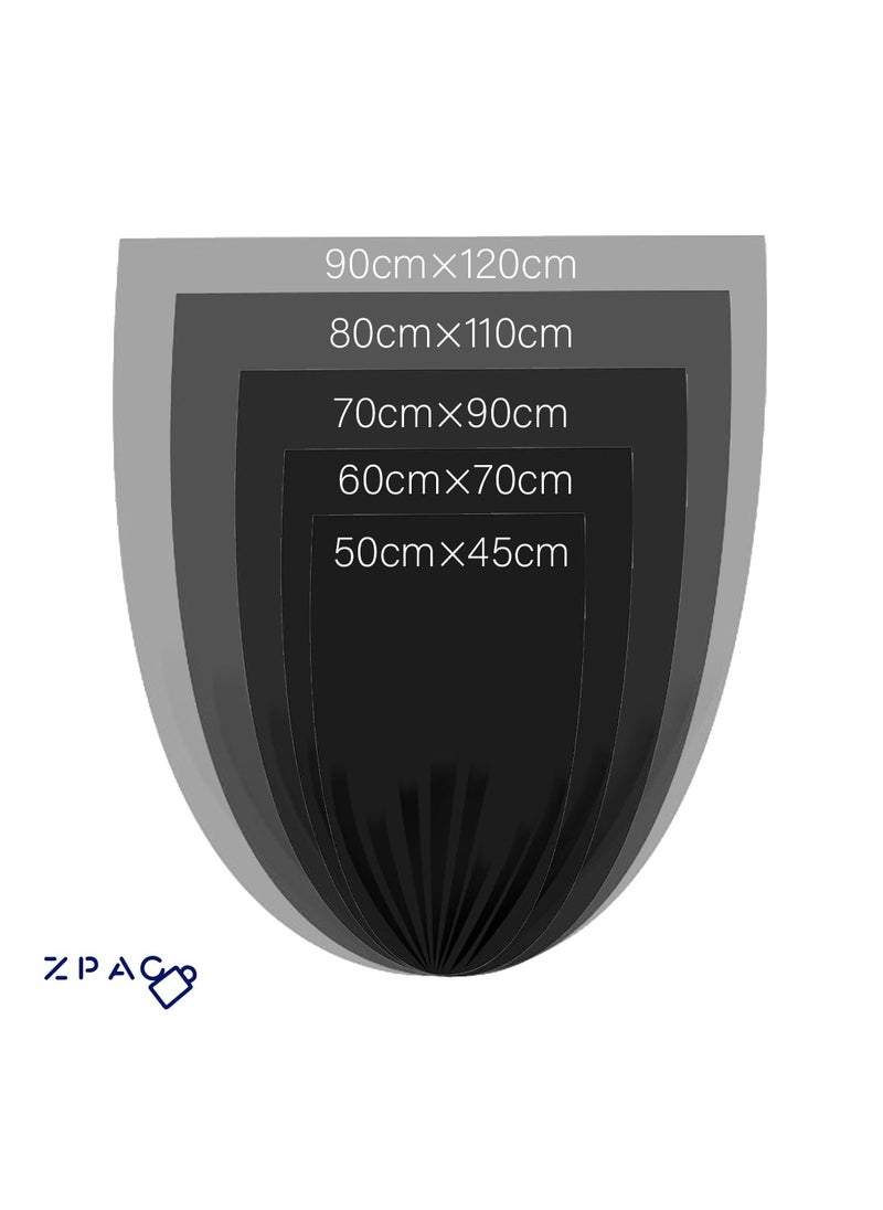 zpac - Zpac Trash Bag Roll 1 kg, 80 cm x 110 cm Size - Image 1
