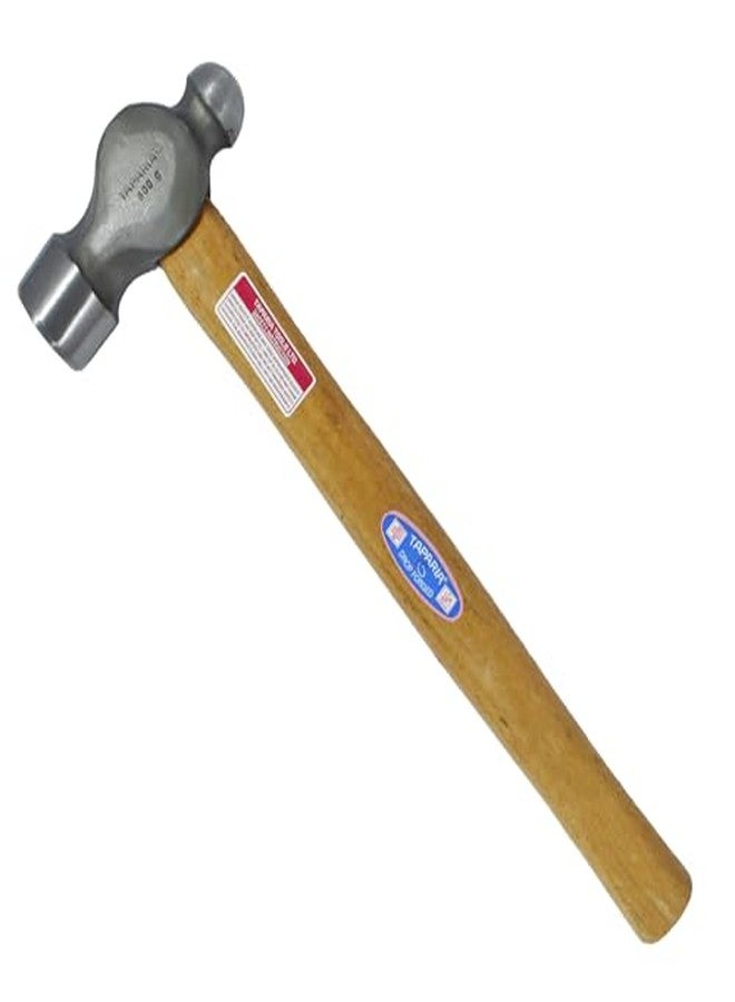 Taparia WH 800 B Steel (800g) Ball Pein Hammer with Handle (Beige and Grey) - Image 2
