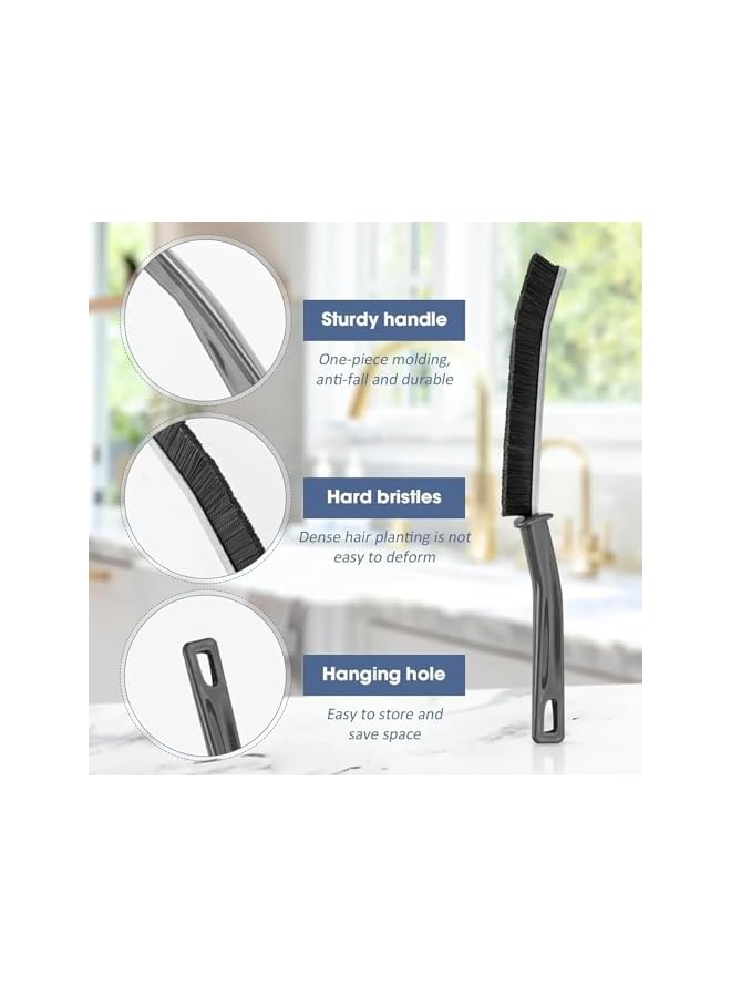 promass 5 Pcs Bathroom Gap Cleaning Brush, New Multifunctional Gap Brush Cleaning Brush Tool, Hard-Bristled Crevice Cleaning Brush, Gap Hole Anti-clogging Cleaning Brush,for Showers, Bathtubs, Kitchen - Image 5