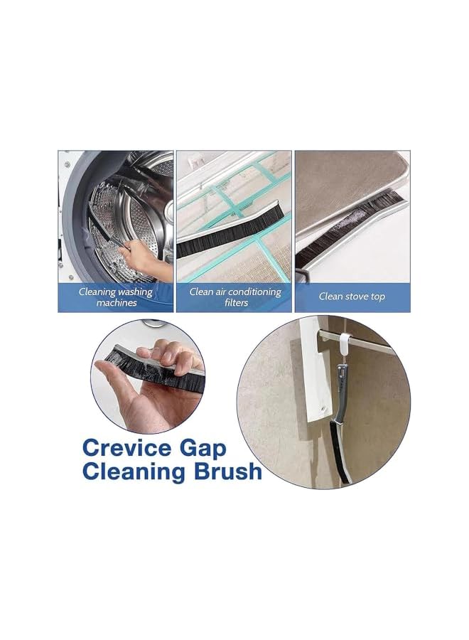 promass 5 Pcs Bathroom Gap Cleaning Brush, New Multifunctional Gap Brush Cleaning Brush Tool, Hard-Bristled Crevice Cleaning Brush, Gap Hole Anti-clogging Cleaning Brush,for Showers, Bathtubs, Kitchen - Image 4