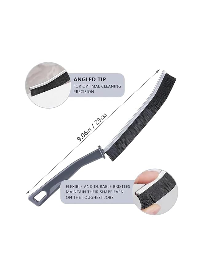 promass 5 Pcs Bathroom Gap Cleaning Brush, New Multifunctional Gap Brush Cleaning Brush Tool, Hard-Bristled Crevice Cleaning Brush, Gap Hole Anti-clogging Cleaning Brush,for Showers, Bathtubs, Kitchen - Image 2