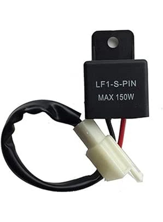 10Pcs 12VDC 150W 2 Pin Wiring Harness Relay Flasher for LED Lights Motorcycle - Image 1