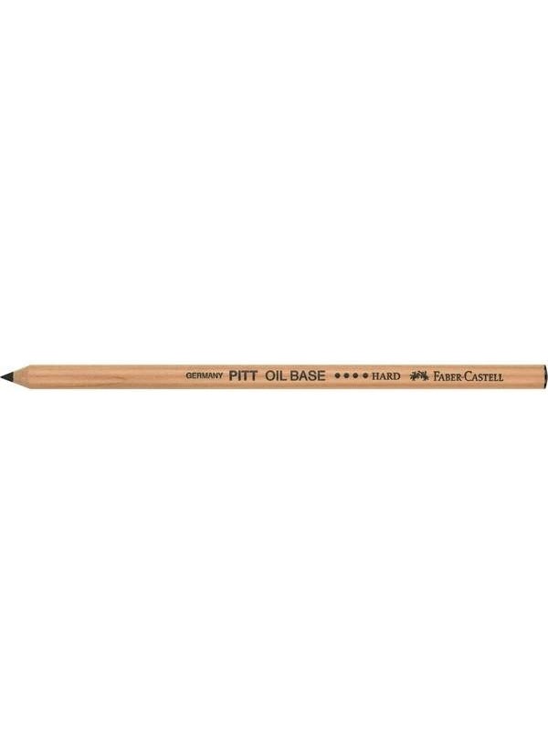 FABER-CASTELL - Faber Castell Pitt Monochrome Drawing Pencil Oil Base Black Hard - Image 1