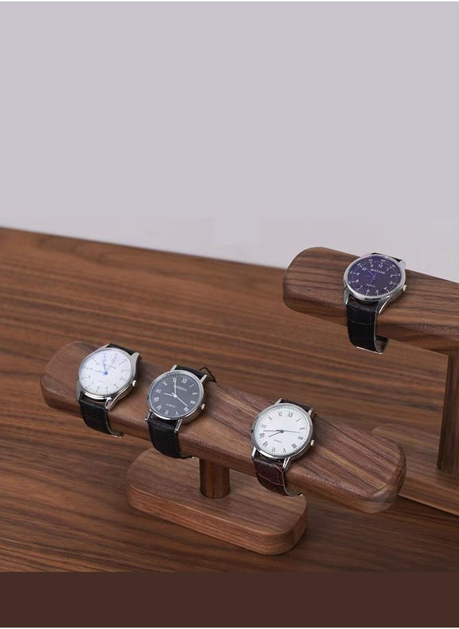 Black walnut watch display stand, solid wood creative watch display stand, bracelet necklace wooden stand