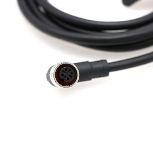 ZBLZGP M12 A-Coded 4 Pin Female High Flex Shielded Sensor Actuator Cable, Bare Wire Open End for DeviceNet Fieldbus Industrial Control Module, 2M/6.6FT - Image 2