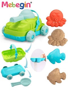 5PCS Beach Toy Set with Sea Animals Molds and Tank-shaped Cart, Fun Beach Sand Toys, Summer Outdoor Beach Game, Perfect Summer Outdoor Gift - pzsku/ZE00CEE5DF463B42282F1Z/45/_/1683363173/b06b7862-c13f-42be-9450-2429de4c7d12