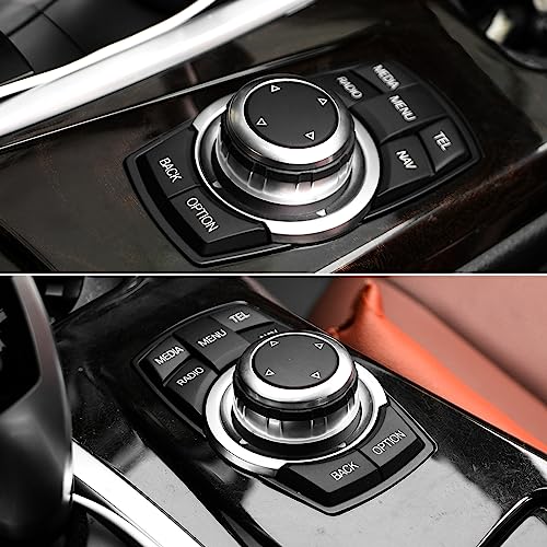 Jaronx Jaroxn Compatible with BMW iDrive Knob Button Replacment Multimedia iDrive Control Knob Button for 1' F20 F21/3' F30 F31 F34 GT/5' F07 F10 F11/7' F01 F02 F04/X3 F25 Series - Image 5