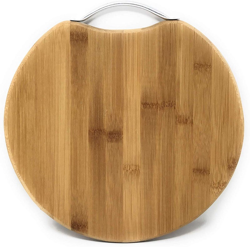 13 SOEME Large NonSlip Wooden Bamboo Cutting Board with Antibacterial Surface with Handle Chopping Board for Kitchen Cutting Board for Kitchen Vegetable Chopping Board for KitchenSize30 30cm - Image 1
