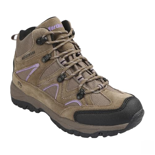 Northside Women's Snohomish-W Hiking Boot, Tan/Periwinkle, 10 - Image 2