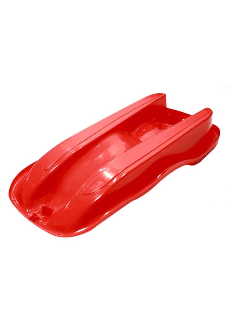 DubaiGallery - Portable Snow Sled Sand Grass Skiing with Pull Rope, Slippery Racer Downhill Toboggan Rolling Snow Slider, for Kids Boat Sledge Sprinter - Image 1