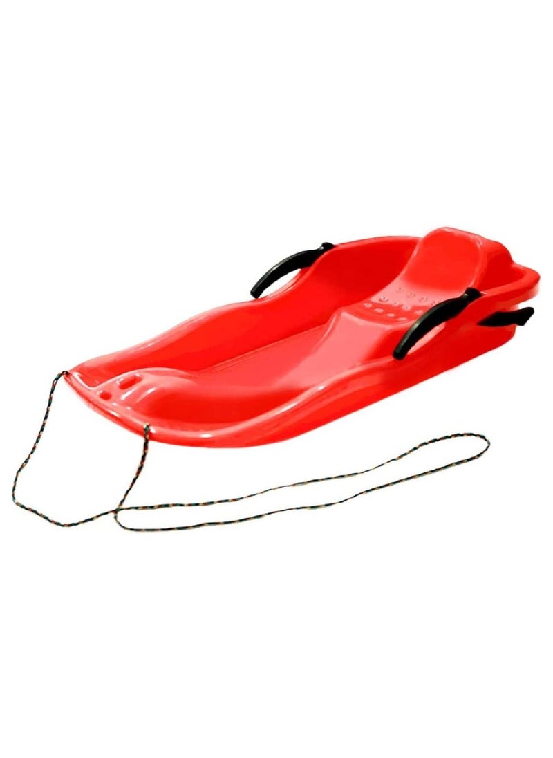 DubaiGallery - Portable Snow Sled Sand Grass Skiing with Pull Rope, Slippery Racer Downhill Toboggan Rolling Snow Slider, for Kids Boat Sledge Sprinter - Image 1