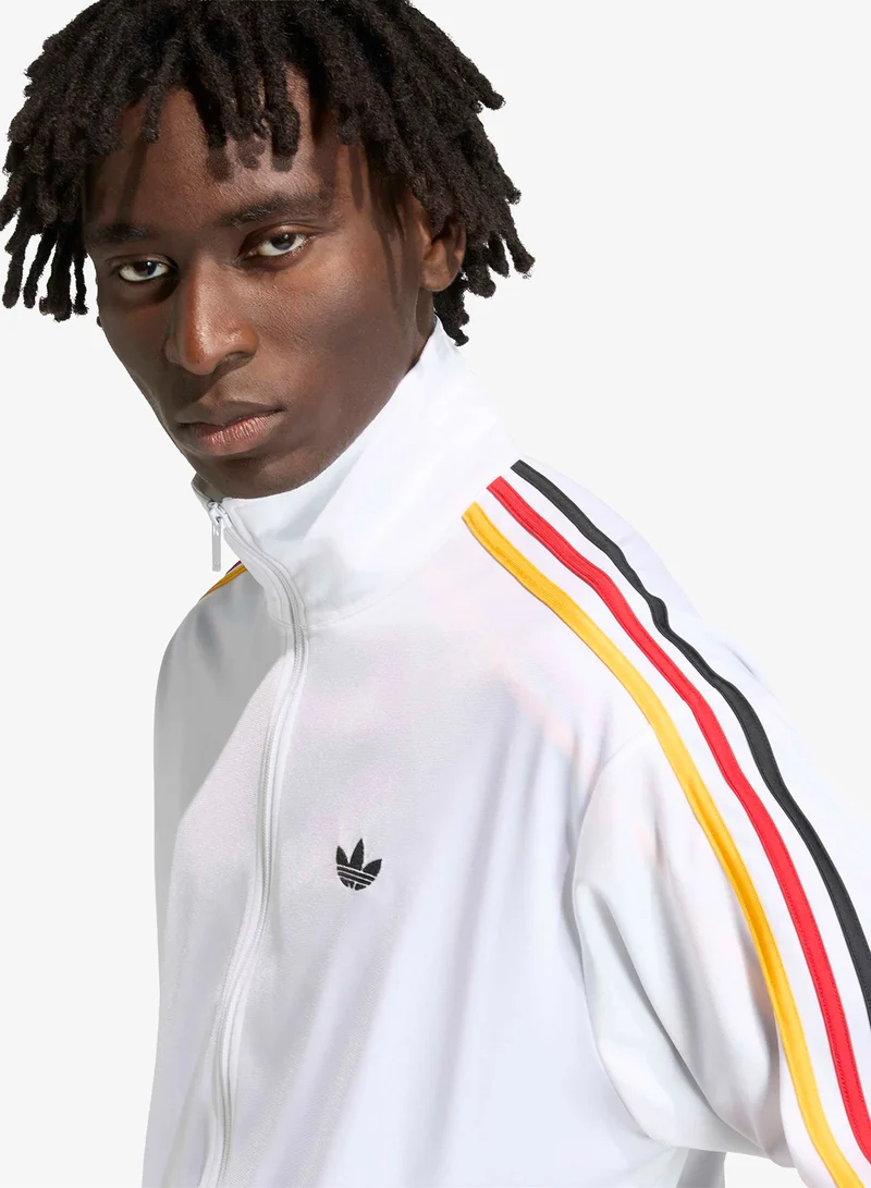 Adidas Originals CLOWHI/COGOLD/TEPORE/ Firebird Fitted Tracktop Jacket for Men | Best Price UAE
