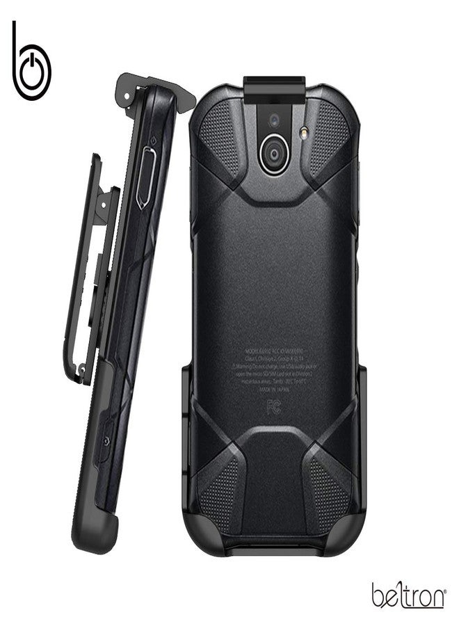 جراب مشبك حزام BELTRON لهاتف Kyocera DuraForce Pro 2، جراب مشبك حزام دوار شديد التحمل لهاتف Kyocera E6900 E6910 E6920 (AT&T FirstNet Verizon Wireless) Duraforce Pro-2 II (تصميم بدون جراب) - Image 3
